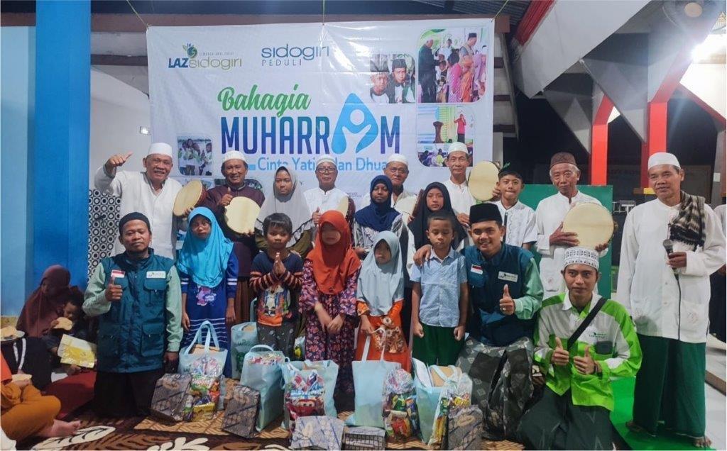 LAZ SIDOGIRI CABANG SIDOARJO GELAR BAHAGIA MUHARAM 1445 H TAHAP AWAL
