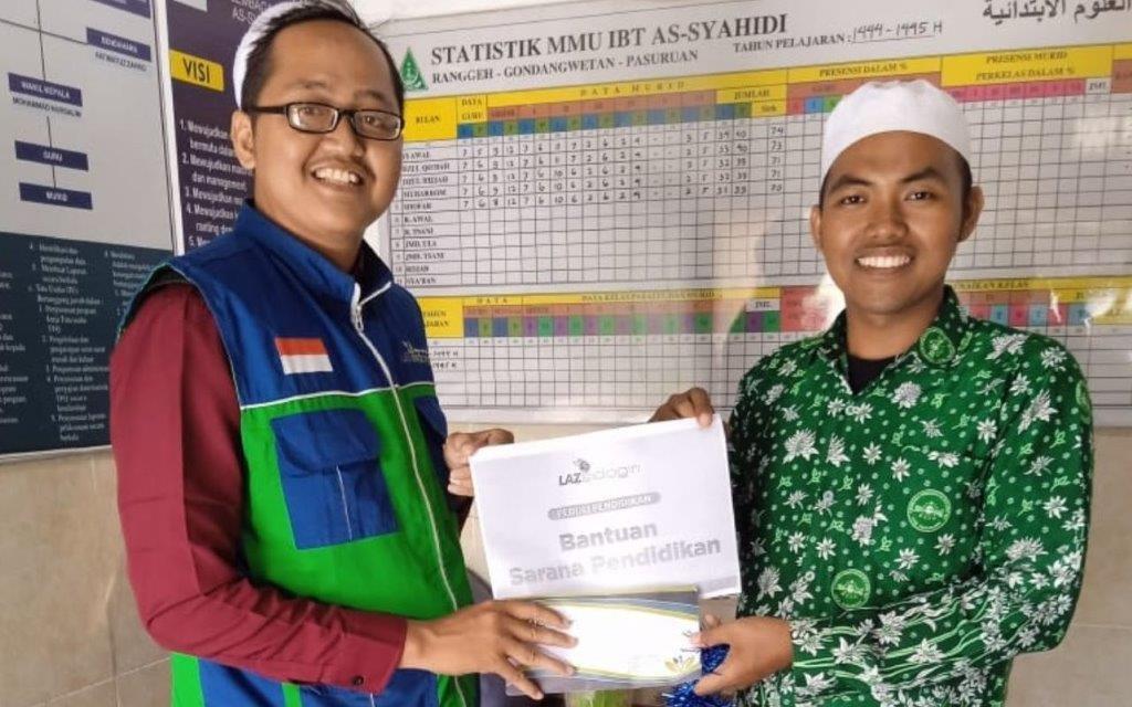 LAZ SIDOGIRI BANTU SARANA PENDIDIKAN  DI GONDANGWETAN PASURUAN