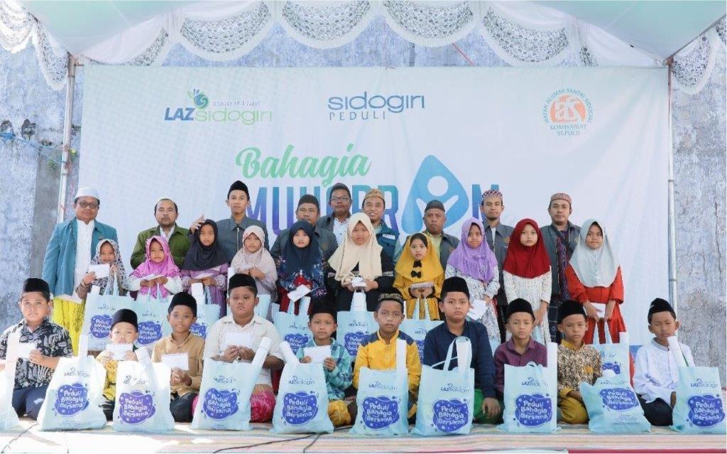 LAZ SIDOGIRI SANTUNI 1000 ANAK YATIM DALAM SEMARAK BAHAGIA MUHARRAM DI BANGKALAN
