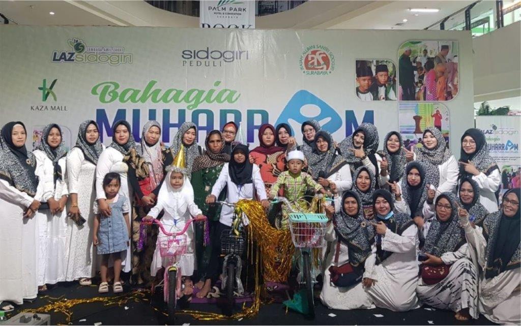 LAZ SIDOGIRI SANTUNI 500 ANAK YATIM DALAM SEMARAK BAHAGIA MUHARRAM DI SURABAYA