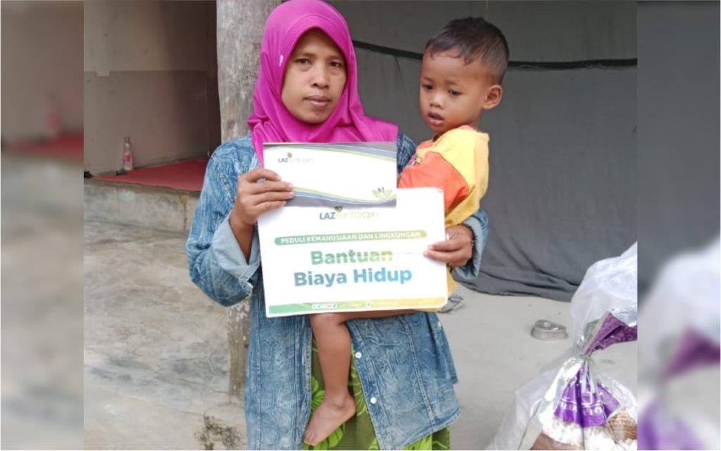 LAZ SIDOGIRI KUCURKAN BANTUAN BIAYA HIDUP DI BANGKALAN