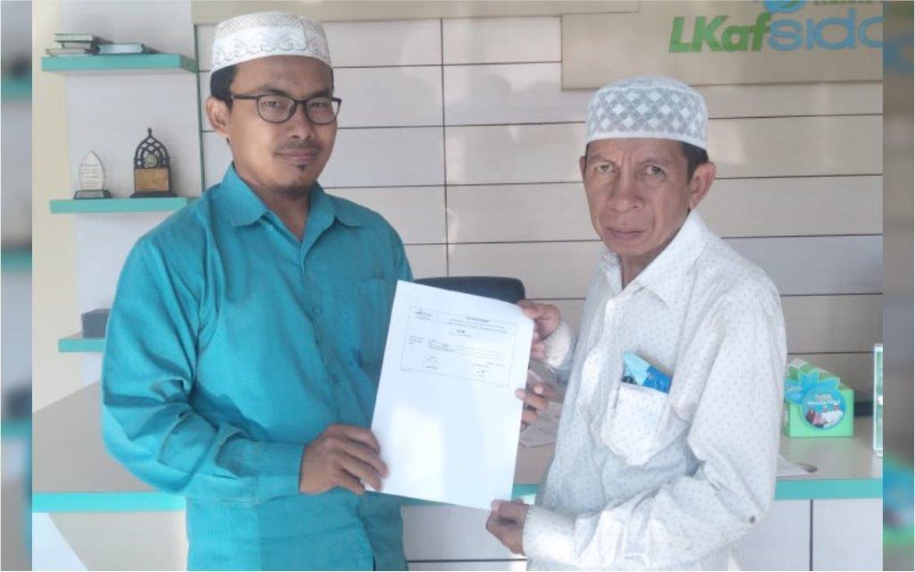 LAZ SIDOGIRI SALURKAN BANTUAN UNTUK IBNU SABIL ASAL BANDUNG DAN SUMATERA