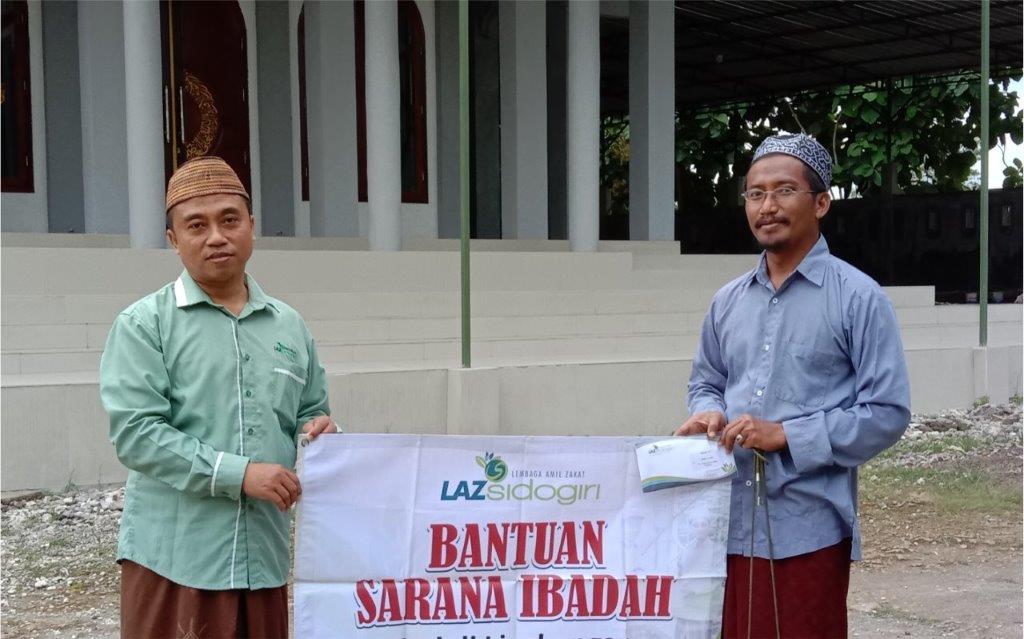 LAZ Sidogiri Support Pembangunan Masjid AL-Atiq  Bangkalan Yang Sempat Mangkrak
