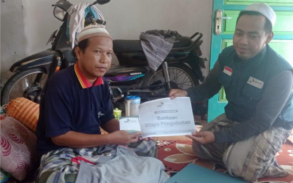 LAZ SIDOGIRI SUPPORT BIAYA BEROBAT DHUAFA YANG MENGALAMI KECELAKAAN