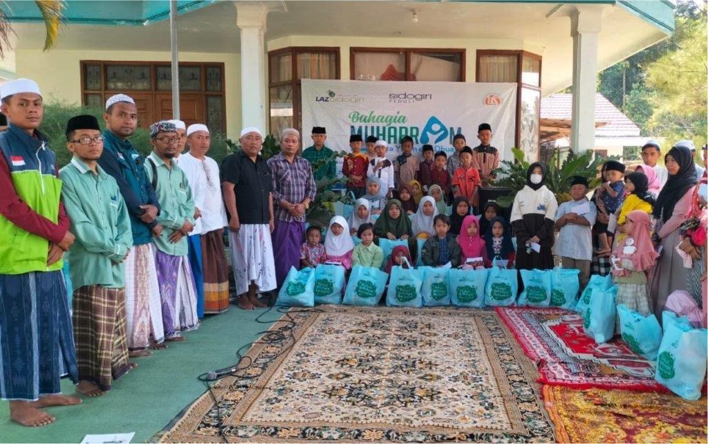 LAZ SIDOGIRI TUNAIKAN PROGRAM BAHAGIA MUHARRAM DI BONDOWOSO