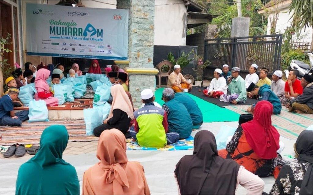 LAZ SIDOGIRI GELAR SANTUNAN SEMARAK BAHAGIA MUHARRAM DI BONDOWOSO