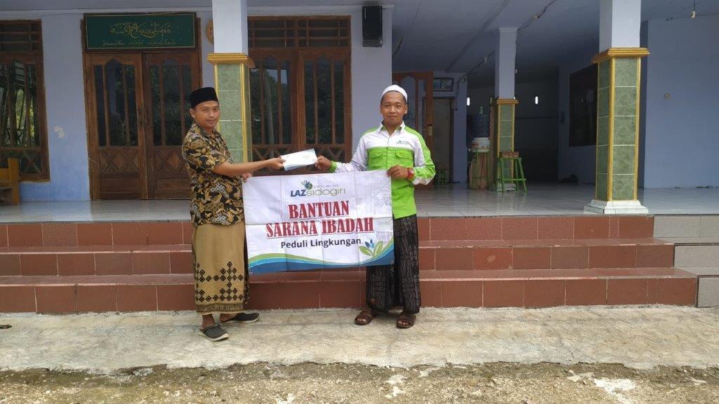 LAZ SIDOGIRI BANTU PEMBANGUNAN MUSHALLA DI BANGKALAN
