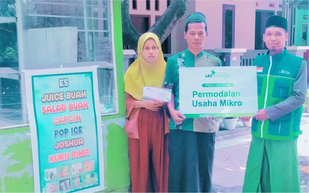LAZ SIDOGIRI BANTU MODAL USAHA WARGA PRASEJAHTERA DI JEMBER