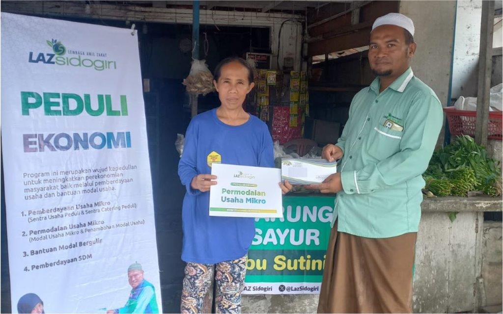 LAZ SIDOGIRI SUPPORT MODAL UMKM DI KALIMANTAN TIMUR
