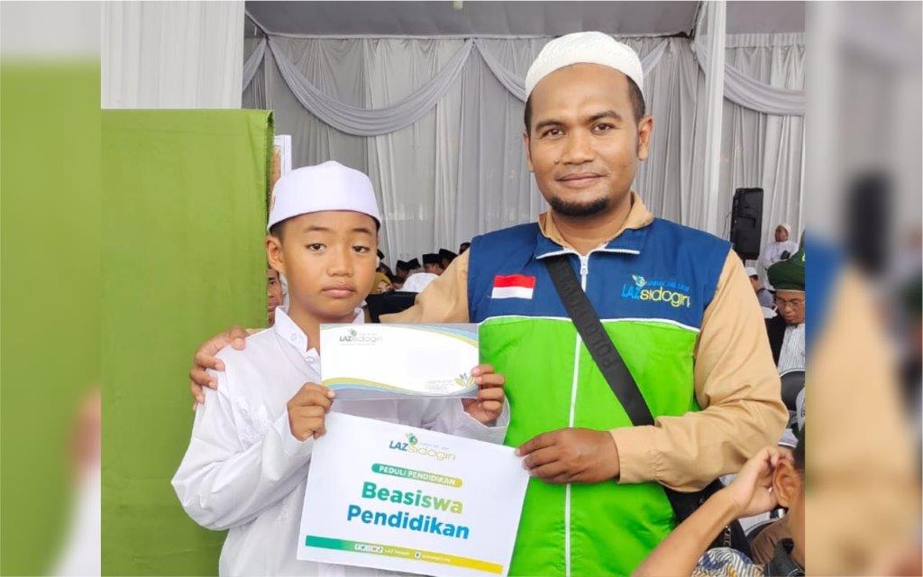 LAZ SIDOGIRI SUPPORT BIAYA PENDIDIKAN SANTRI BARU DI KALTIM