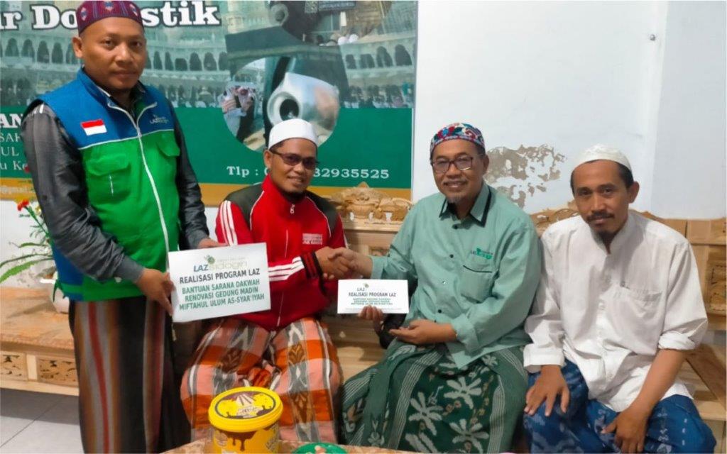 LAZ SIDOGIRI BANTU PEMBANGUNAN MADIN MIFTAHUL ULUM ASY-ARIYAH BUMIAYU MALANG