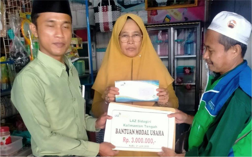 LAZ Sidogiri Bantu Modal Usaha di Kalimantan Tengah