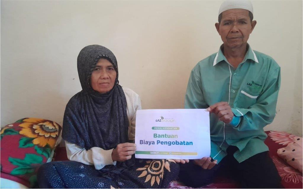 LAZ SIDOGIRI KUCURKAN BANTUAN PENGOBATAN DI NGAWI