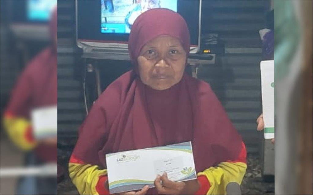 LAZ SIDOGIRI SUPPORT BIAYA HIDUP LANSIA DI BANGKALAN