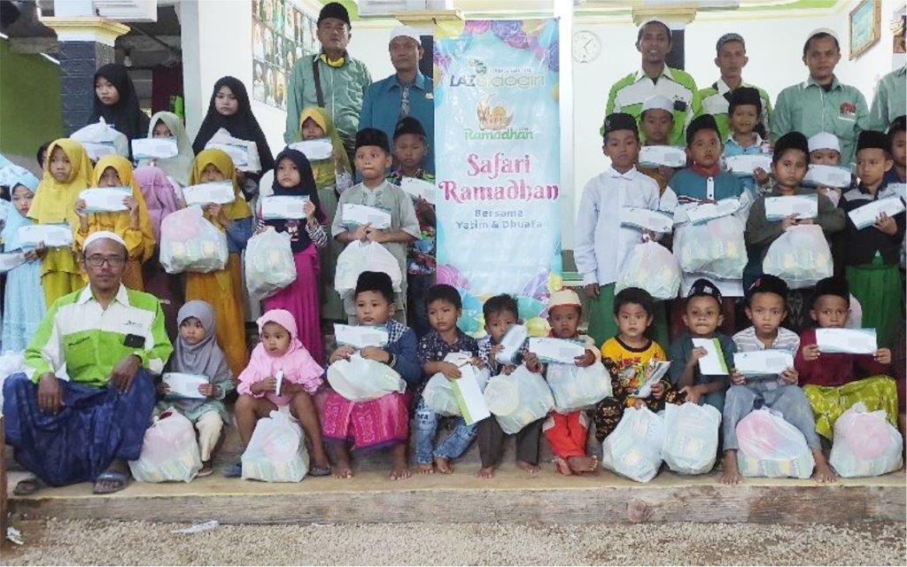 LAZ SIDOGIRI SEMARAKKAN SAFARI RAMADHAN BERSAMA ANAK YATIM DI PAMEKASAN