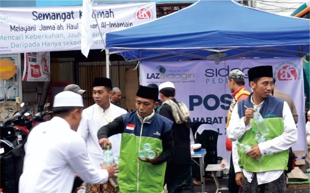 LAZ SIDOGIRI SEDIAKAN PENGINAPAN GRATIS DI ACARA HAUL IMAMAIN KOTA MALANG
