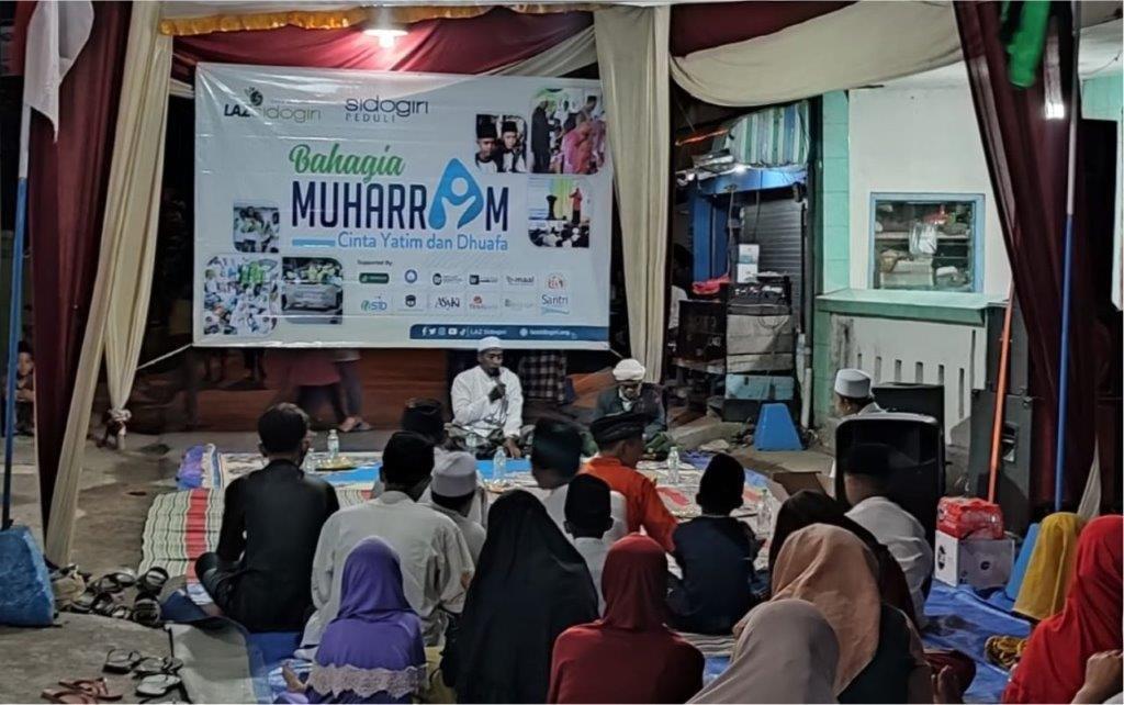 BAHAGIA MUHARRAM: MOMEN MENUAI BERKAH ANAK YATIM  