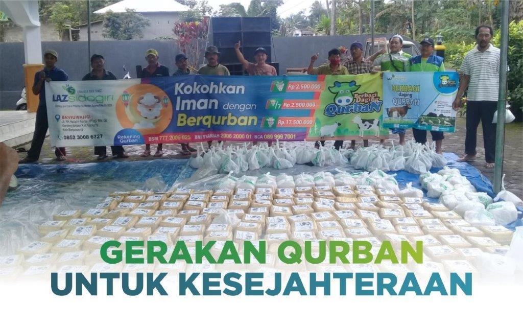 GERAKAN QURBAN UNTUK KESEJAHTERAAN