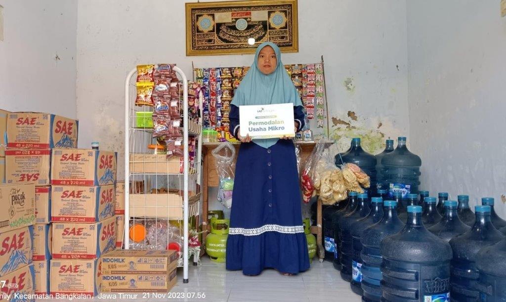 LAZ SIDOGIRI SUPPORT MODAL USAHA UMKM DI BANGKALAN