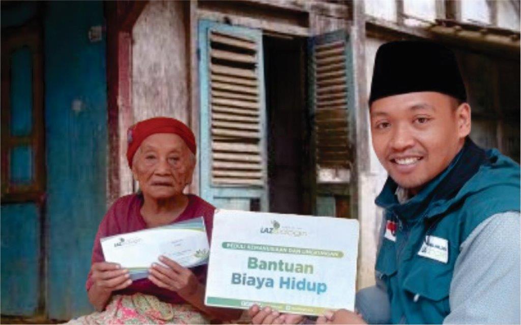 LAZ SIDOGIRI SALURKAN BANTUAN BIAYA HIDUP DI BANGKALAN